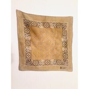 Older Vintage 100% cotton traditional Bandanna in a classic pattern
